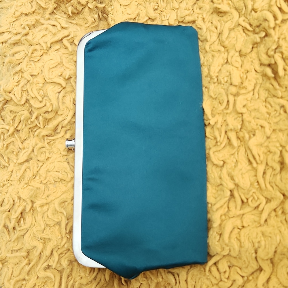 NWOT Barneys New York Silk Double Clutch